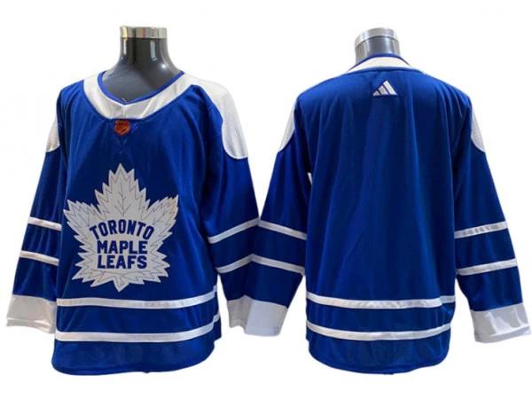 Toronto Maple Leafs Blank Blue Reverse Retro 2.0 Jersey by Hockey David