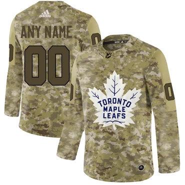 Toronto Maple Leafs Camo Customized Jersey by Hockey David