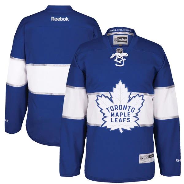 Toronto Maple Leafs Custom Blue 2017 Centennial Classic Stitched Reebok Hockey Jersey by Hockey David