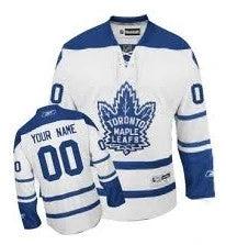 Toronto Maple Leafs Customized White Third Jersey by Hockey David