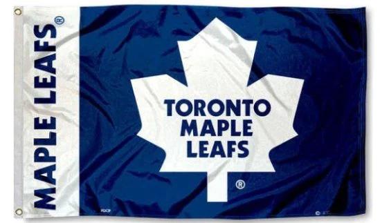 Toronto Maple Leafs Team US Sport Flag 3X5Ft Polyester Digital Print Banner USA by flagsjustdoit