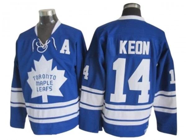 Toronto Maple Leafs #14 Dave Keon 1967 Vintage CCM Jersey - Blue by Hockey David