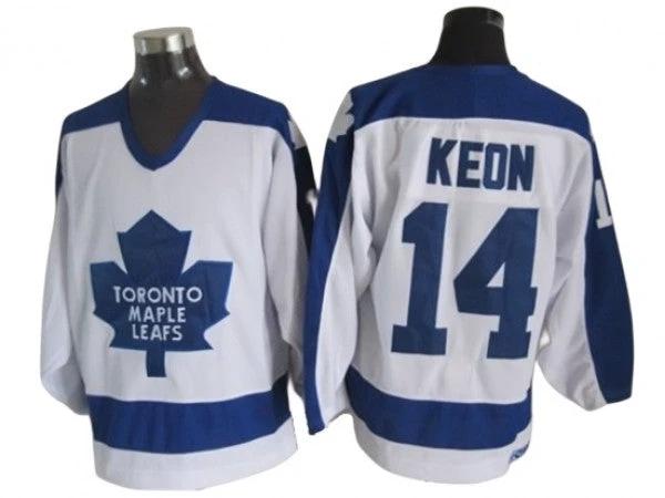 Toronto Maple Leafs #14 Dave Keon 1978 Vintage CCM Jersey White by Hockey David