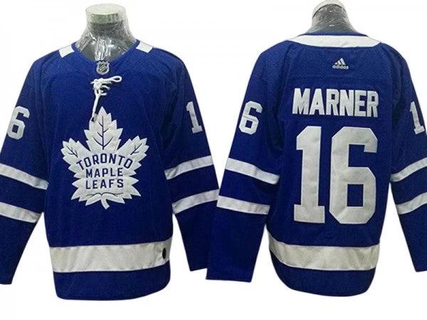 Toronto Maple Leafs #16 Mitchell Marner Home Jersey - Blue by Hockey David