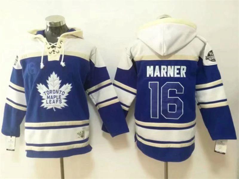 Toronto Maple Leafs #16 Mitchell Marner Pullover Hoodie by Hoodie Pullover