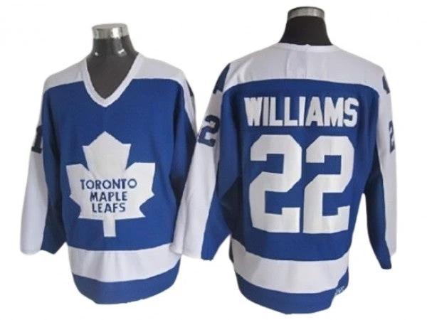 Toronto Maple Leafs #22 Tiger Williams 1978 Vintage CCM Jersey - Blue by Hockey David