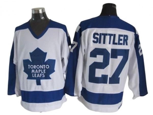 Toronto Maple Leafs #27 Darryl Sittler 1978 Vintage CCM Jersey -White by Hockey David