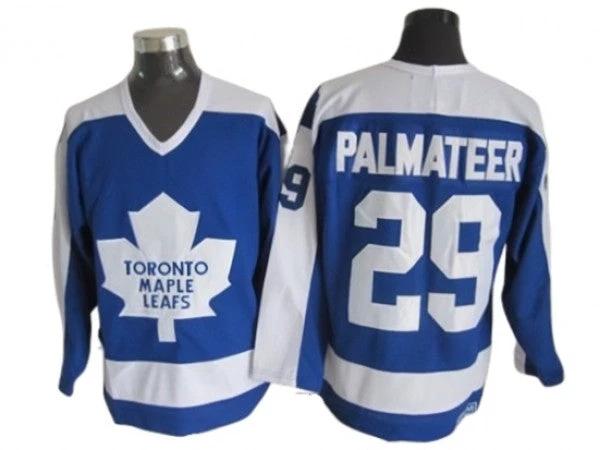 Toronto Maple Leafs #29 Mike Palmateer 1978 Vintage CCM Jersey - Blue by Hockey David
