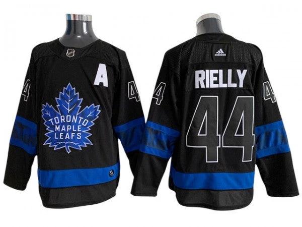 Toronto Maple Leafs #44 Morgan Rielly Black Alternate Reversible Jersey by Hockey David