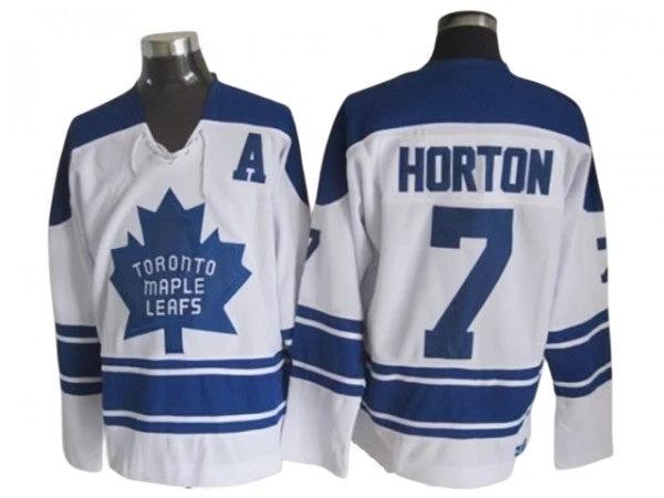 Toronto Maple Leafs #7 Tim Horton 1967 Vintage CCM Jersey - White by Hockey David