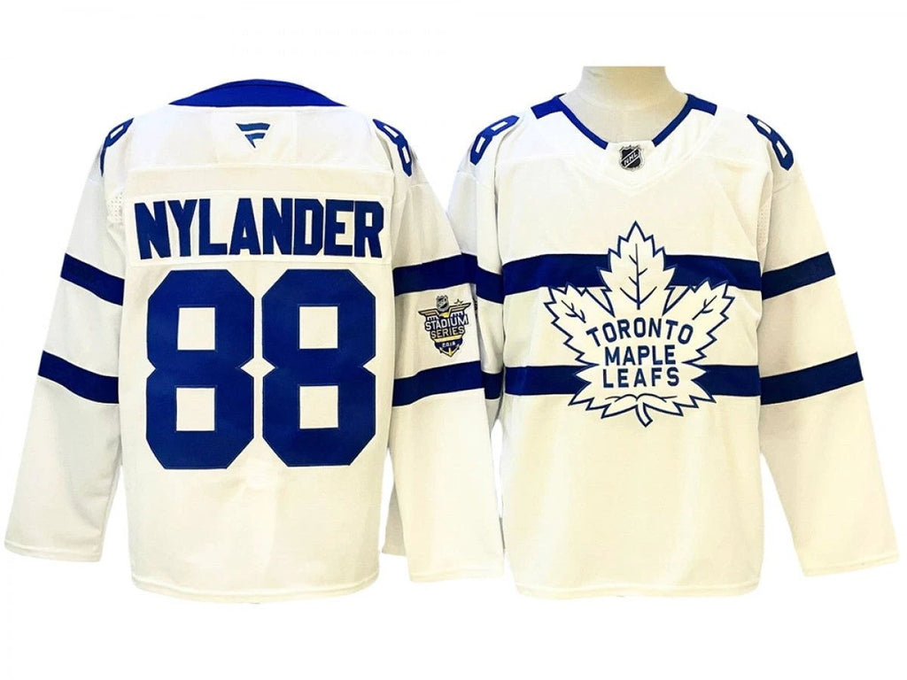 Toronto Maple Leafs #88 William Nylander 2018 Stadium Series Jersey - White by Hockey David