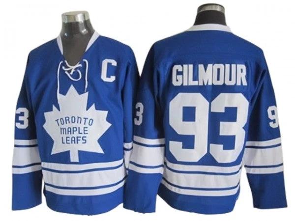Toronto Maple Leafs #93 Doug Gilmour 1967 Vintage CCM Jersey - Blue by Hockey David