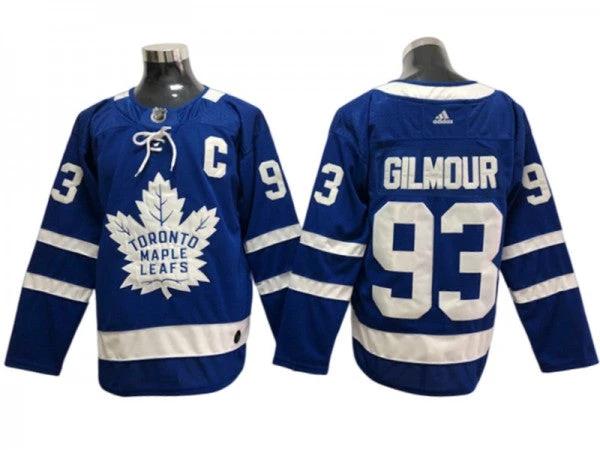 Toronto Maple Leafs #93 Doug Gilmour Blue Home Jersey by Hockey David