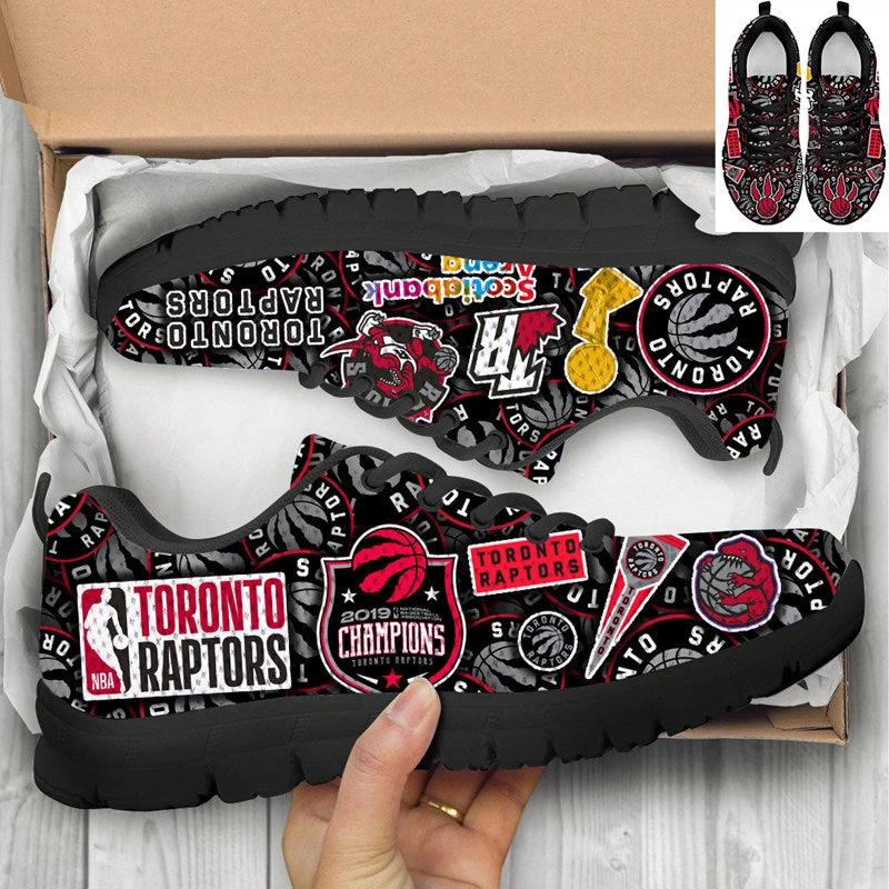 Toronto Raptors Patterns Canvas Limited Sneaker Shoes For Men Women Fans by Crocs
