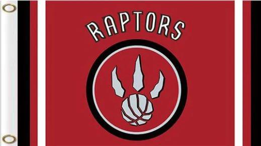 Toronto Raptors Red Flag 3X5Ft Polyester Banner USA Digital Print by flagsjustdoit