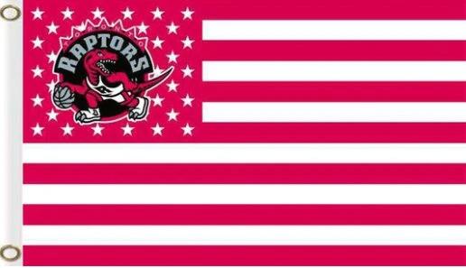 Toronto Raptors Star Flag 3X5Ft Polyester Banner USA Digital Print by flagsjustdoit