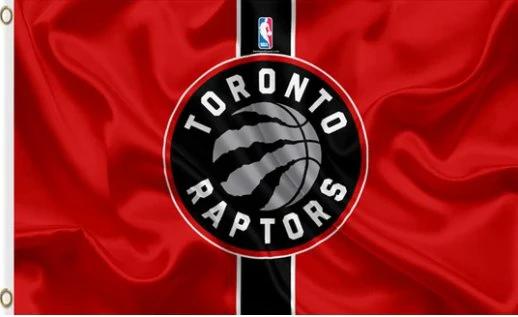 Toronto Raptors Team US Flag 3X5Ft Polyester Banner USA Digital Print by flagsjustdoit