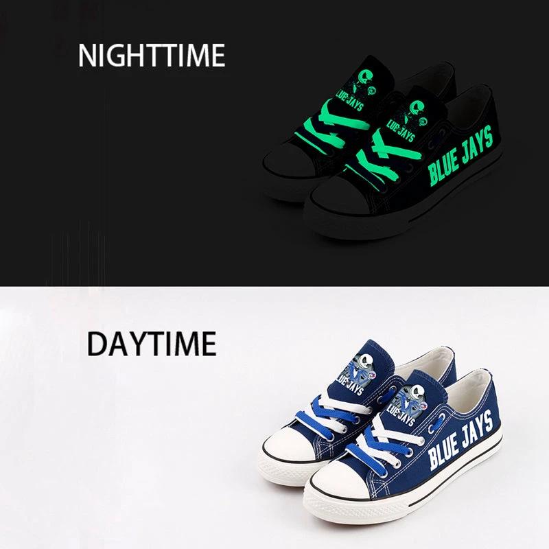 Toronto Blue Jays Limited Print Low Top Canvas Shoes Sport Sneakers For Men Women Fans by Crocs