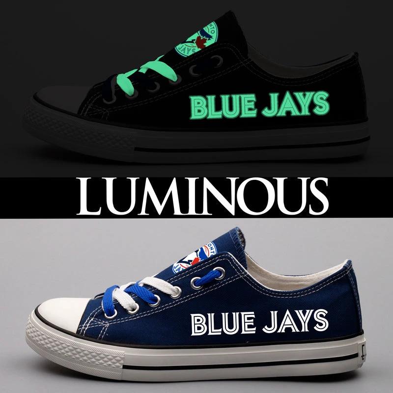 Toronto Blue Jays Limited Print Low Top Canvas Shoes Sport Sneakers For Men Women Fans by Crocs