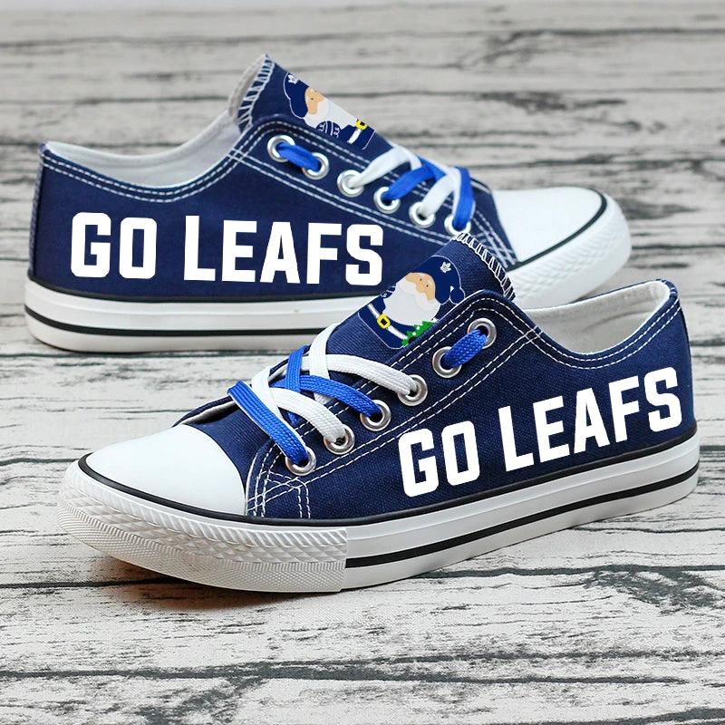 Toronto Maple Leafs Low Top Canvas Sport Sneakers Shoes For Men Women Fans by Crocs