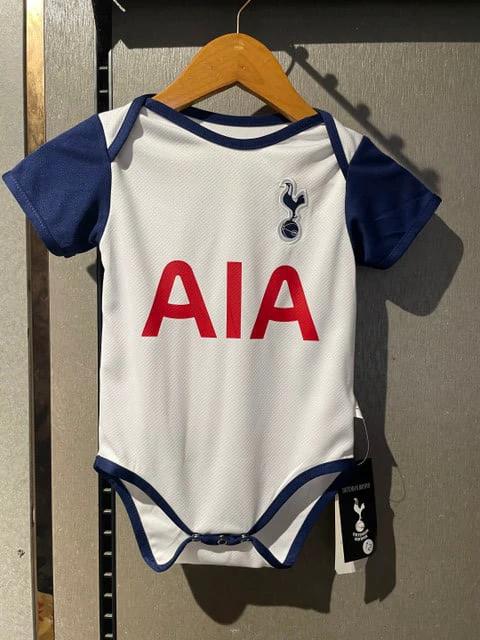 Tottenham Hotspur 2025-26 Adorable Spurs Fanwear Soccer Baby Bodysuit – White Blue by Soccer Jersey