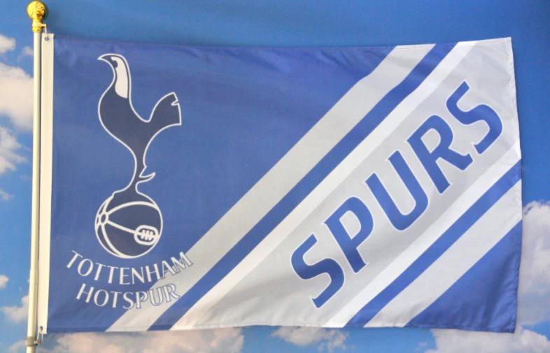 Tottenham Hotspur Football Club Flag 3x5ft Banner Polyester by flagsjustdoit