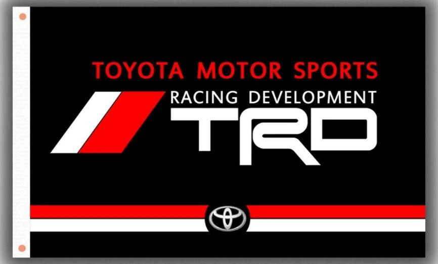 Toyota Motor Sports Racing Development TRD Flag 3X5 Ft Polyester Banner USA 90x150cm by flagsjustdoit