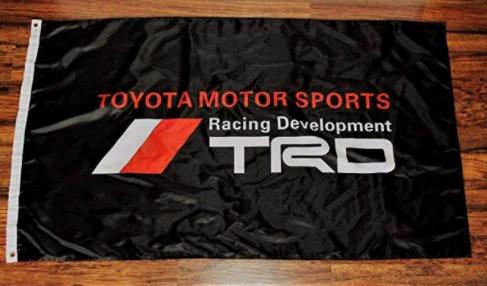Toyota Racing Division TRD Flag 3X5 Ft Polyester Banner USA 90x150cm by flagsjustdoit