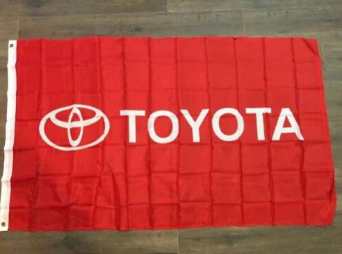 Toyota Racing Flag 3X5 Ft Polyester Banner USA 90x150cm by flagsjustdoit