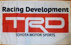 Toyota Racing TRD Motorsports Flag 3X5 Ft Polyester Banner USA 90x150cm by flagsjustdoit