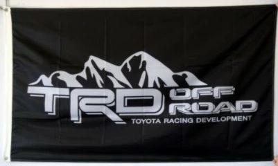 Toyota TRD Off Road Flag Racing Development Car Flag 3X5 Ft Polyester Banner USA 90x150cm by flagsjustdoit
