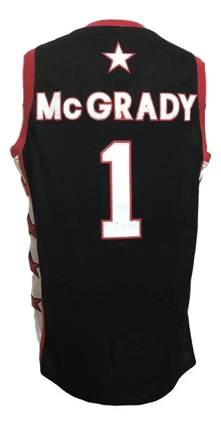Tracy McGrady Jersey #1 Mount Zion Basketball Sewn Black by My store basketball