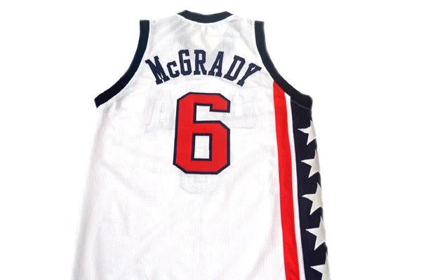 Tracy McGrady #6 Team USA New Basketball Jersey White by My store basketball