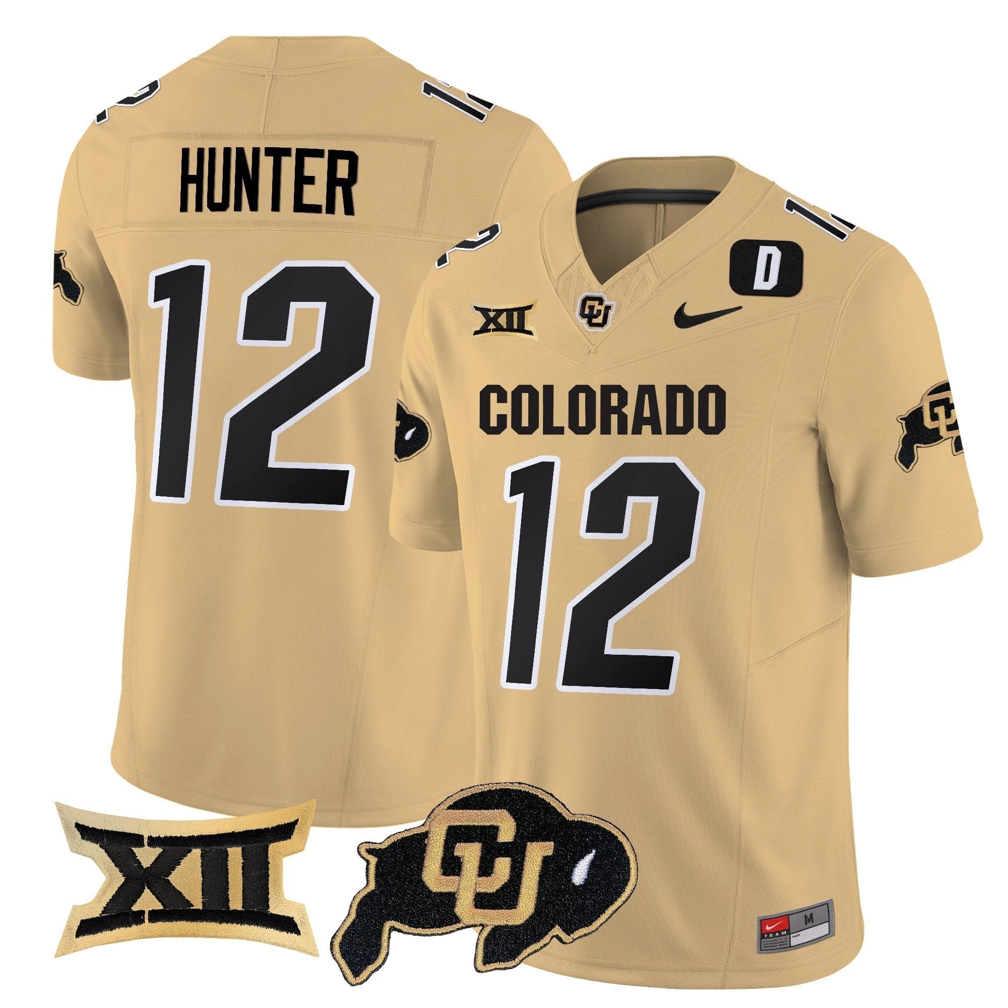Travis Hunter Jersey #12 Colorado Buffaloes 2025 Limited Stitched Gold by My Store