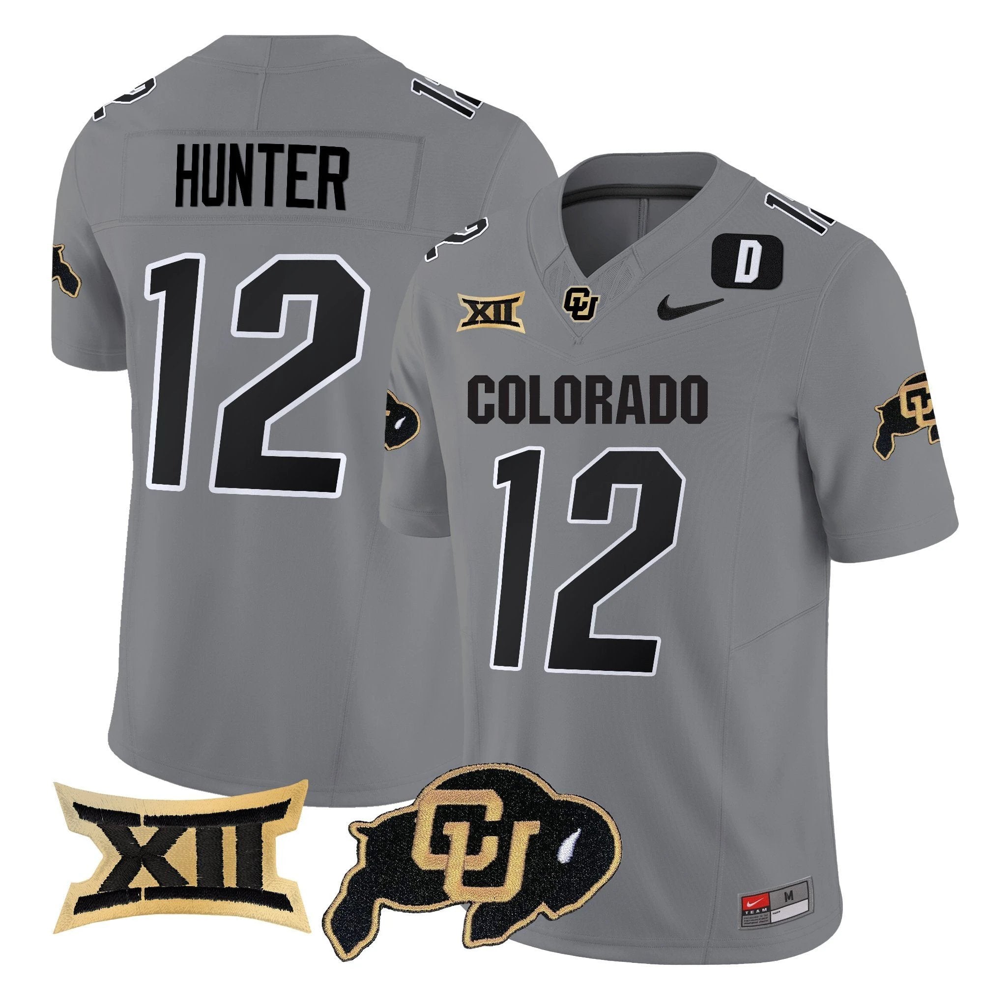 Travis Hunter Jersey #12 Colorado Buffaloes 2025 Limited Stitched Gray by My Store