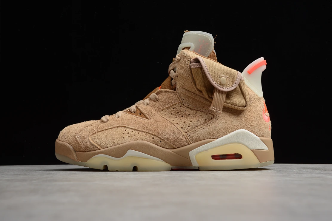 Travis Scott X Air Jordan 6 Retro 'British Khaki' by Air Jordan