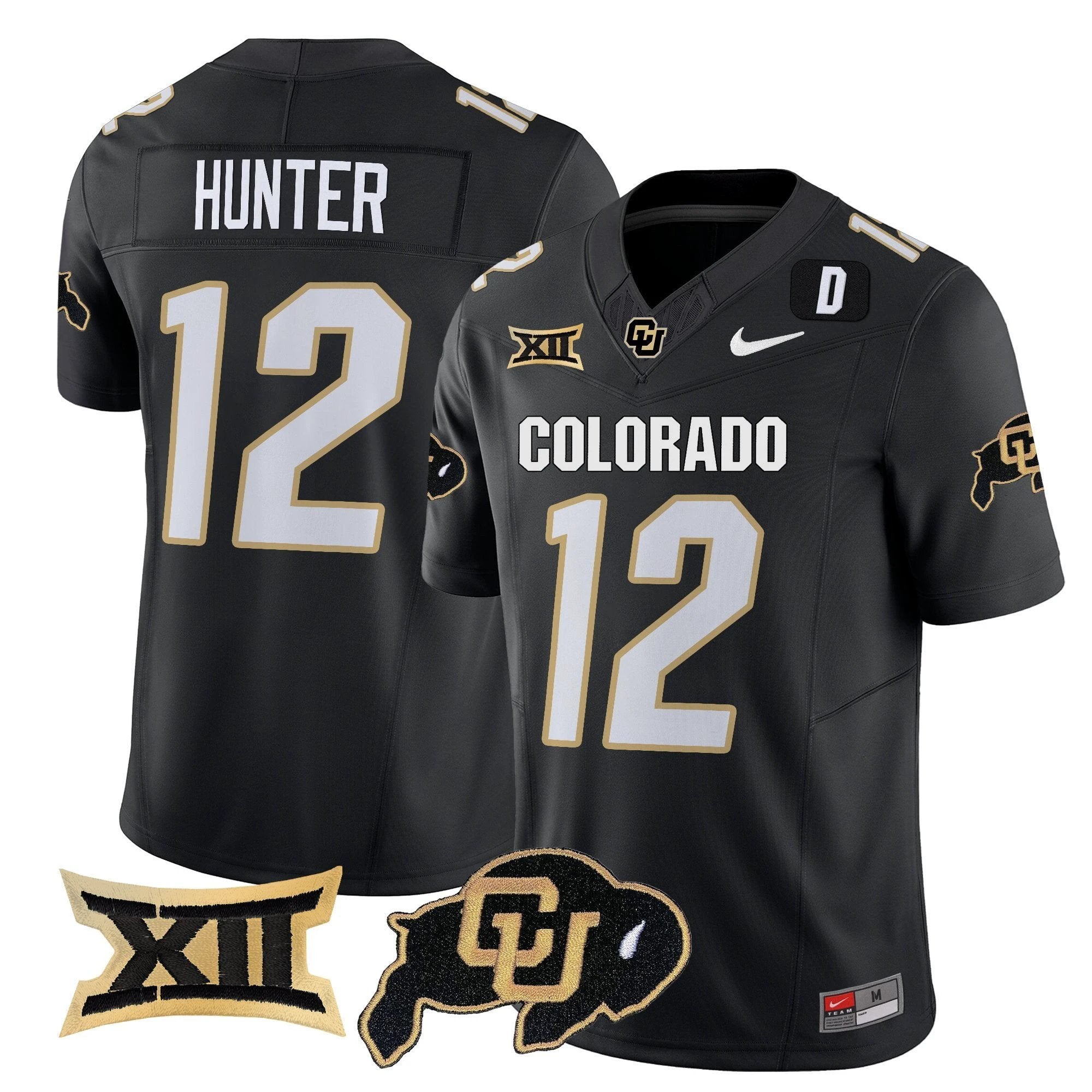 Travis Hunter Jersey #12 Colorado Buffaloes 2025 Limited Stitched by My Store NCAA Football Jerseys