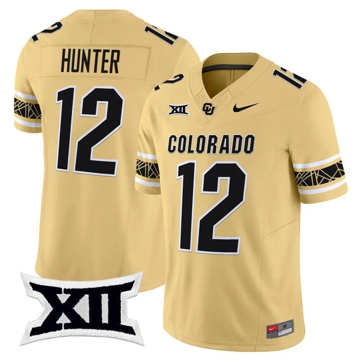 Travis Hunter Jersey #12 Colorado Buffaloes 2025 Vapor Limited V2 Stitched by My Store NCAA Football Jerseys