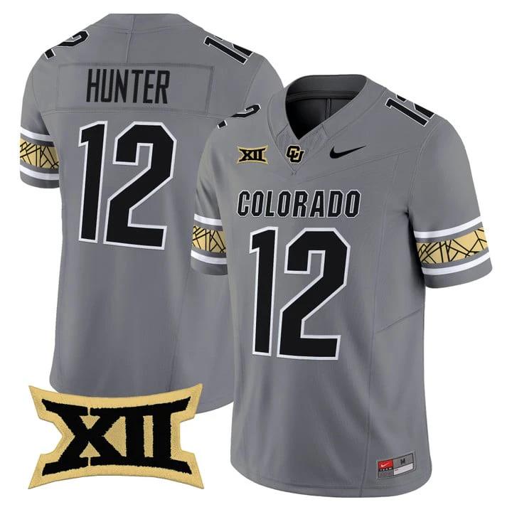 Travis Hunter Jersey #12 Colorado Buffaloes 2025 Vapor Limited V2 Stitched by My Store NCAA Football Jerseys