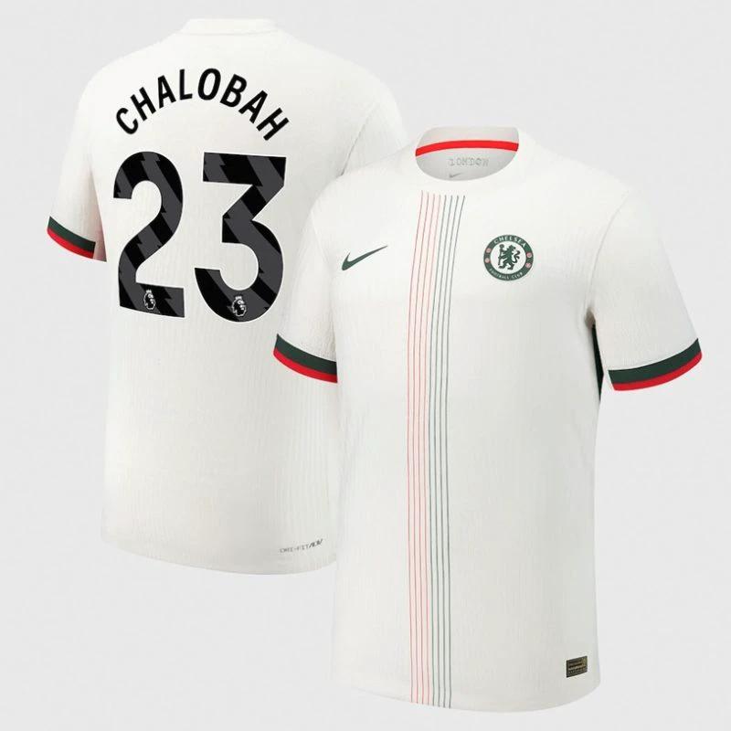 Trevoh Chalobah 23 Chelsea 2025-26 Away Jersey – White by Soccer Jersey