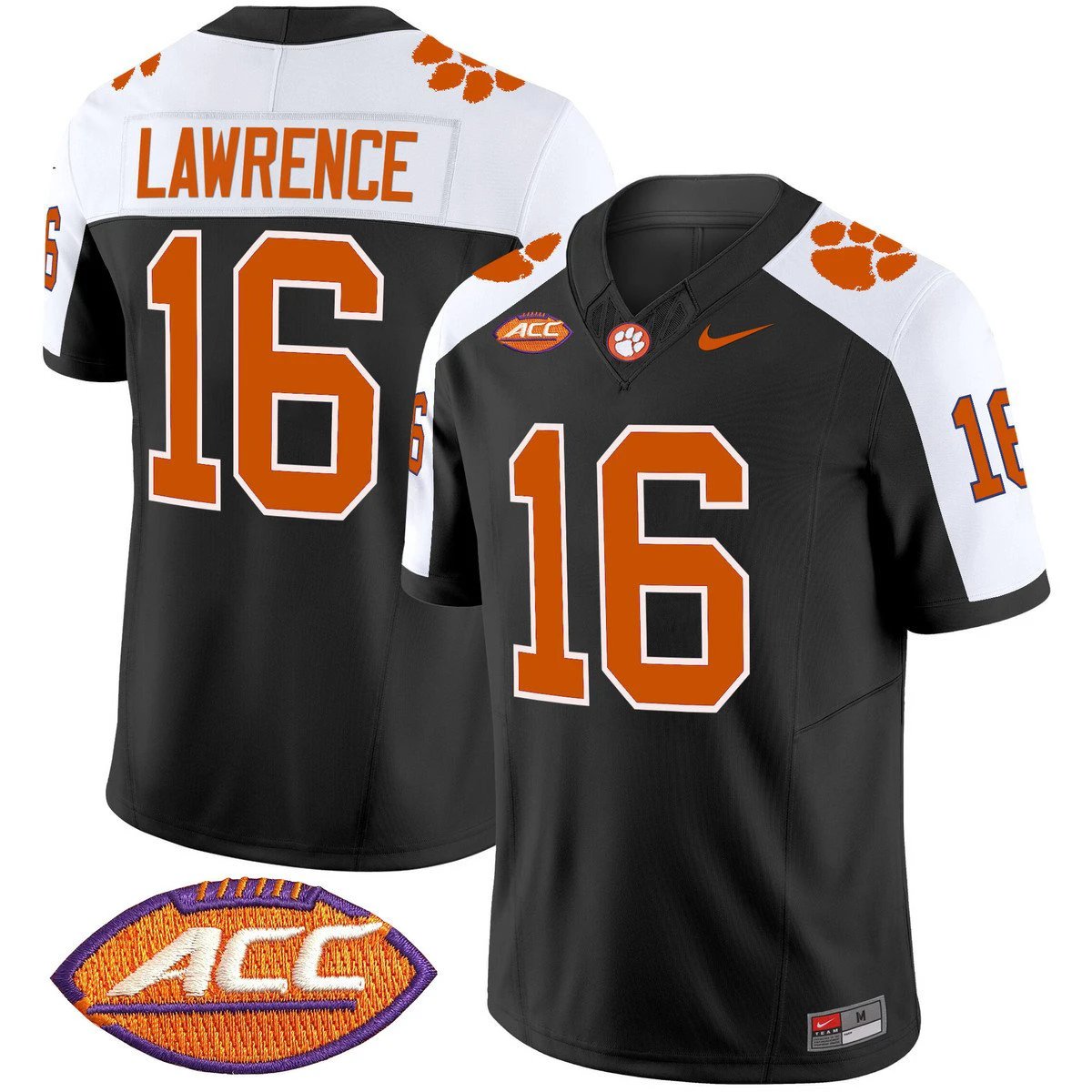 Trevor Lawrence Jersey #16 Clemson Tigers 2025 Vapor Limited Stitched Black Alter by My Store NCAA Football Jerseys