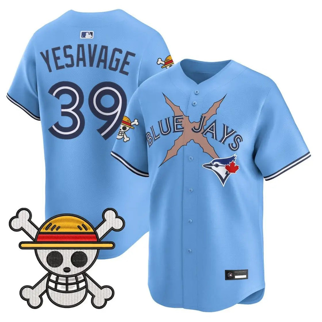 Trey Yesavage Jersey #39 Blue Jays One Piece Premier Limited Stitched by My Store