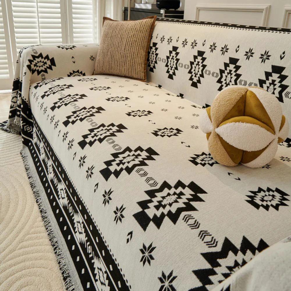 Tribal Harmony Reversible Sofa Cover by Casa & Beyond