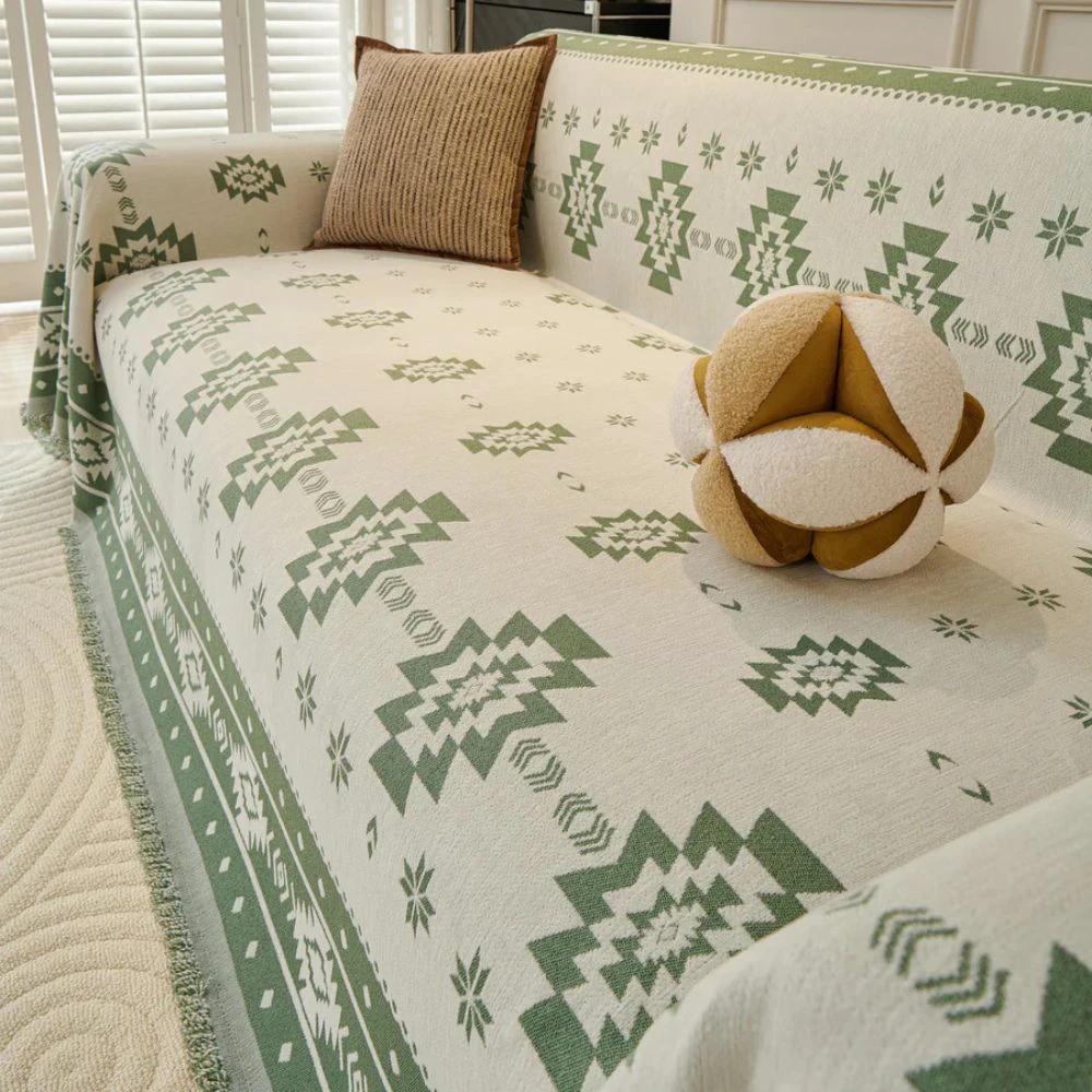 Tribal Harmony Reversible Sofa Cover by Casa & Beyond