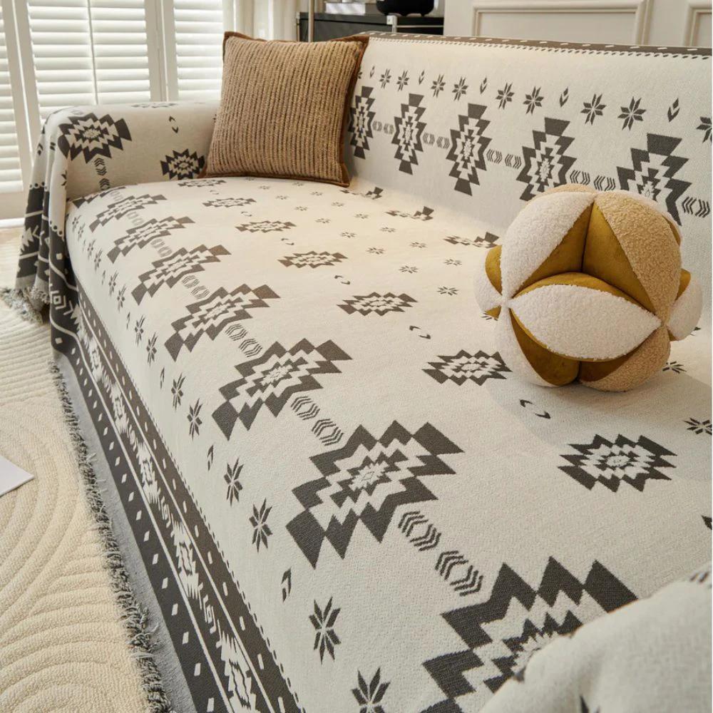 Tribal Harmony Reversible Sofa Cover by Casa & Beyond