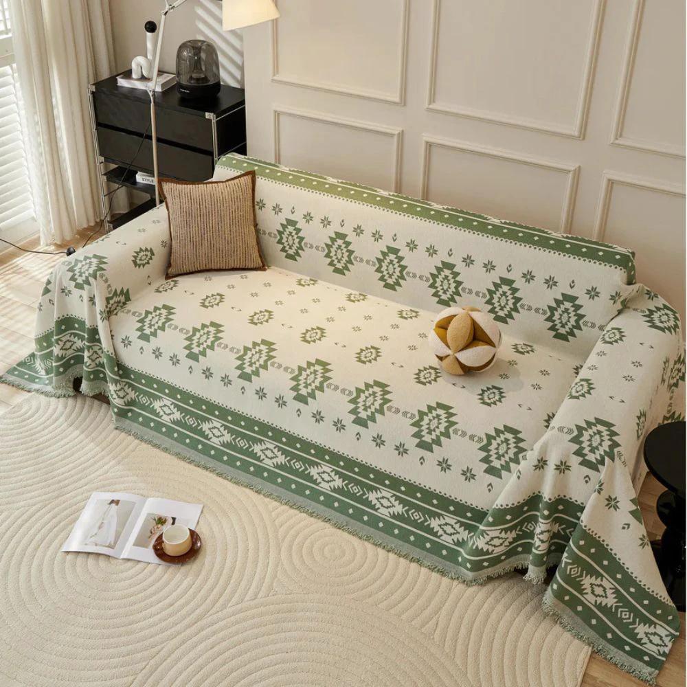 Tribal Harmony Reversible Sofa Cover by Casa & Beyond