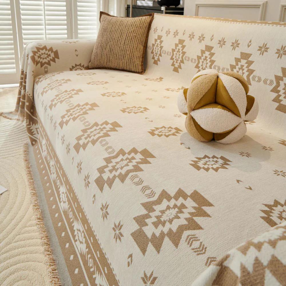 Tribal Harmony Reversible Sofa Cover by Casa & Beyond