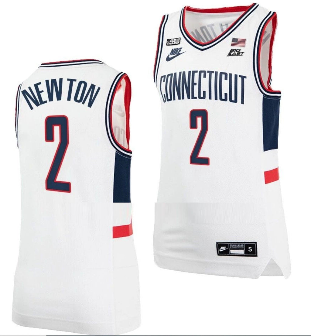 Tristen Newton Jersey UConn Huskies College Basketball Alumni White #2 by My store basketball