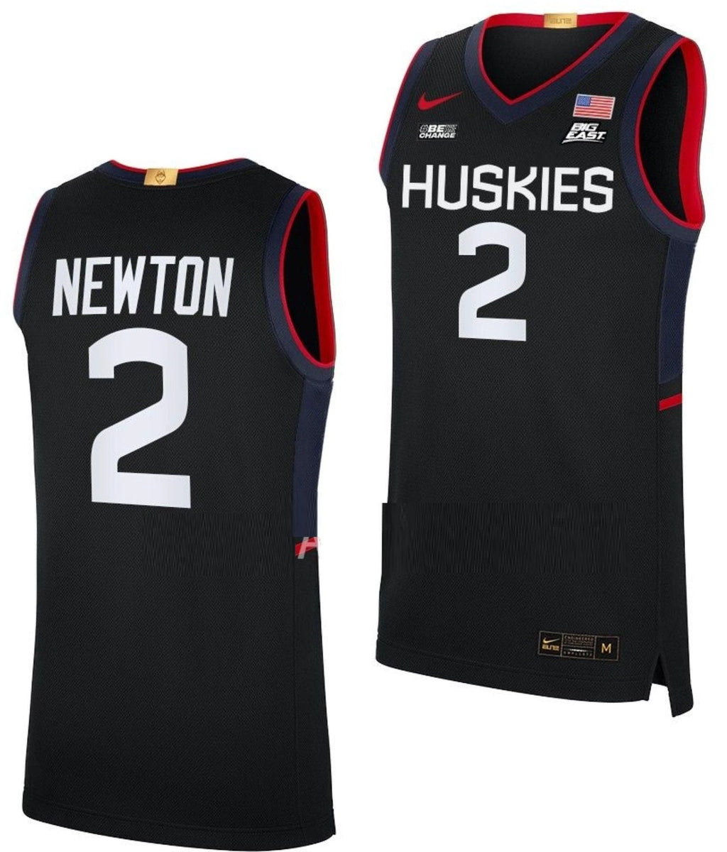 Tristen Newton Jersey UConn Huskies College Basketball Limited Black #3 by My store basketball