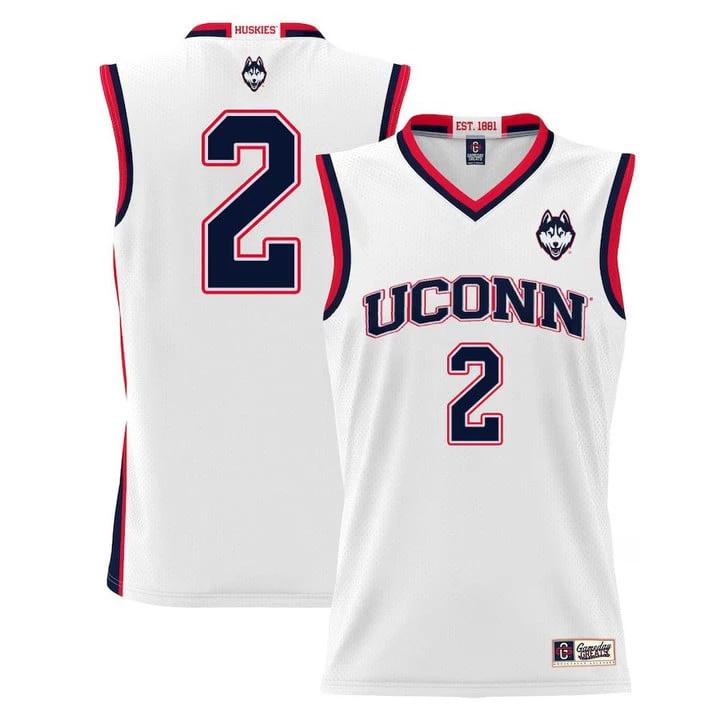 Tristen Newton Jersey UConn Huskies College Basketball White #2 by My store basketball